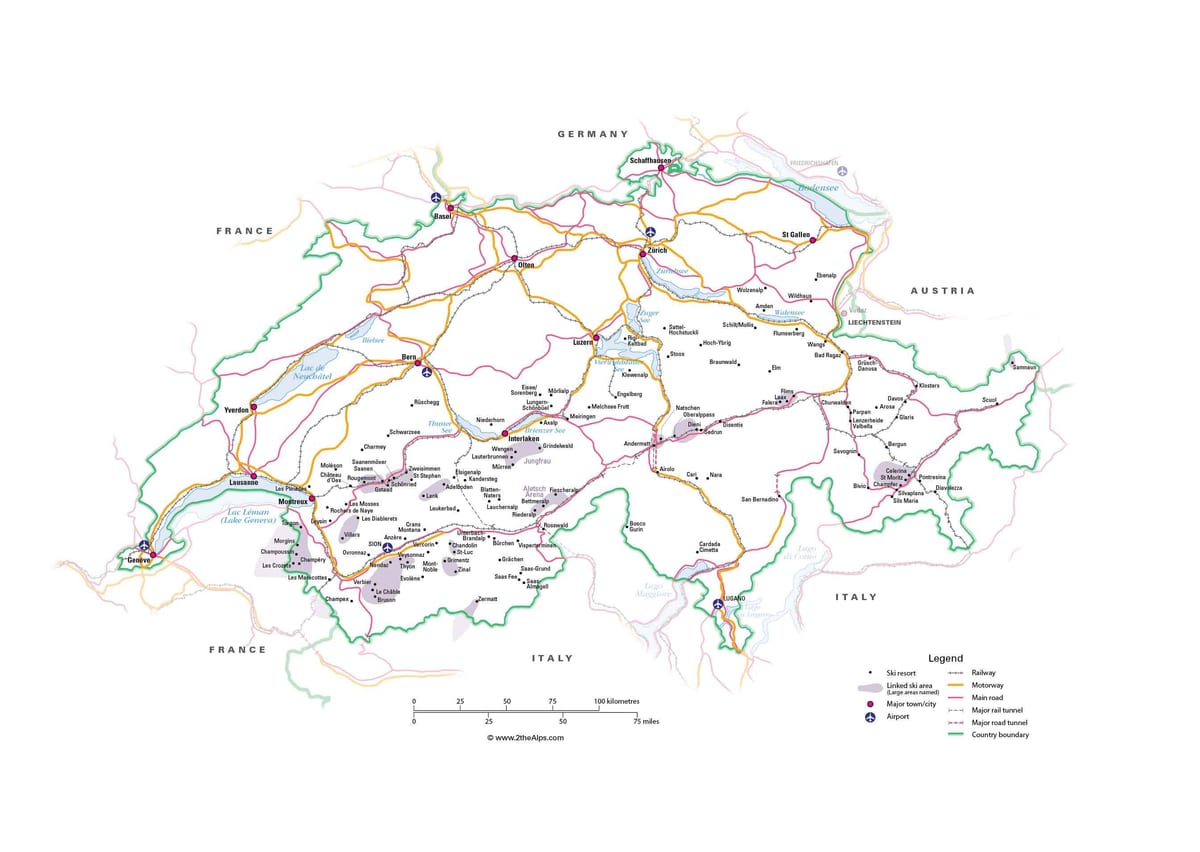 地図スイス-メトロ 