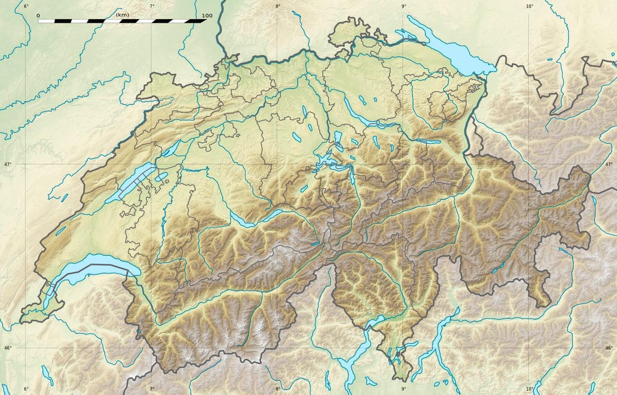 地図スイスの救済