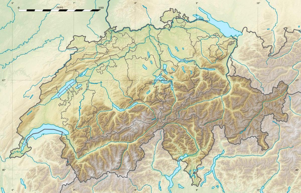 地図スイスの救済