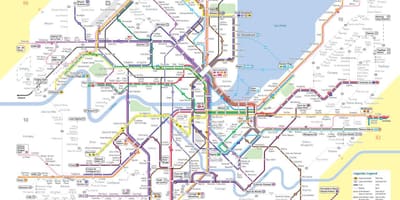 地図のジュネーブスイスのバス