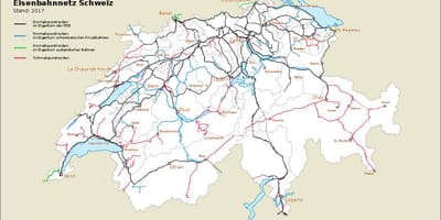 地図のスイスがポート