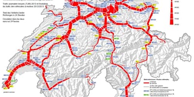 地図のスイスヴィネット